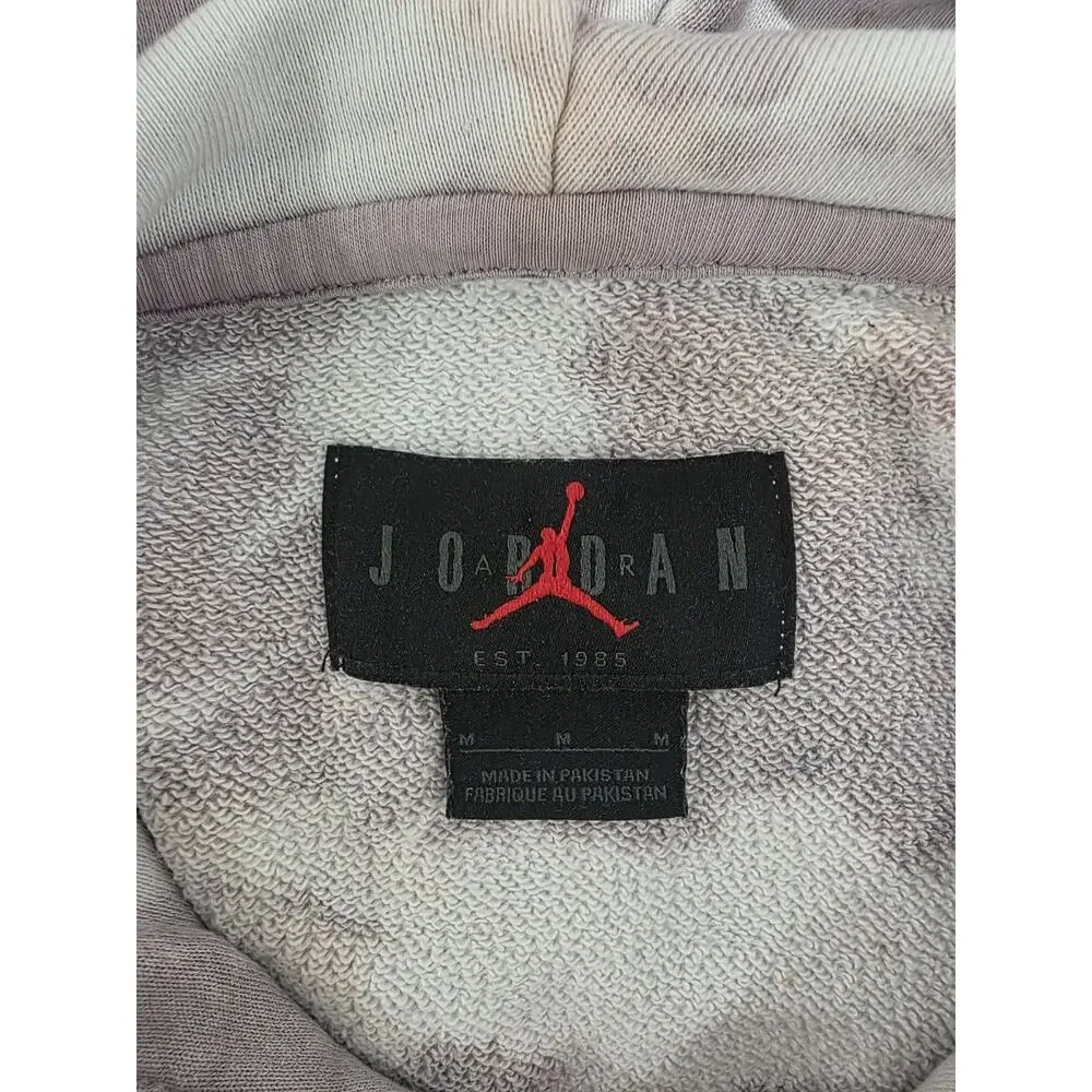 Jordan Air AJ1 Tie Dye Hoodie Men’s Medium Jumpman Basketball Pullover